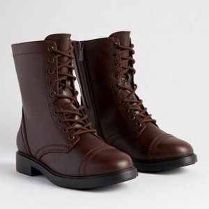 Torrid Lace Up Flat Combat Boots - NWT - 9.5WW